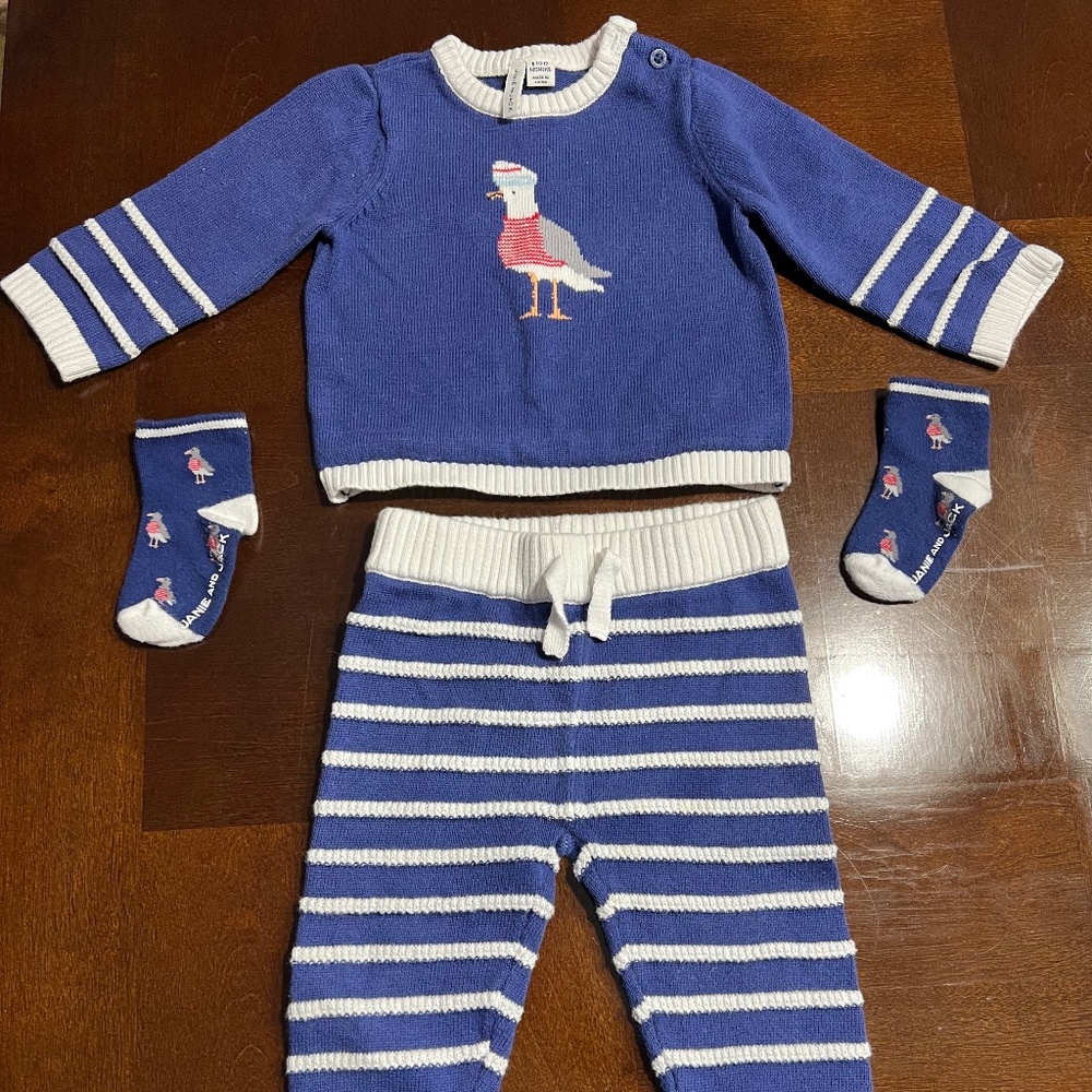 Janie and Jack Sweater Outfit